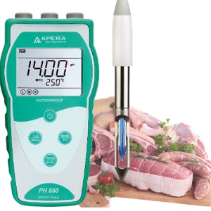 Máy đo pH/ điện thế/ nhiệt độ trong thực phẩm Apera PH850-BS